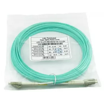 Šviesolaidinis kabelis BlueOptics BK842A 30 m LC OM3 Aqua