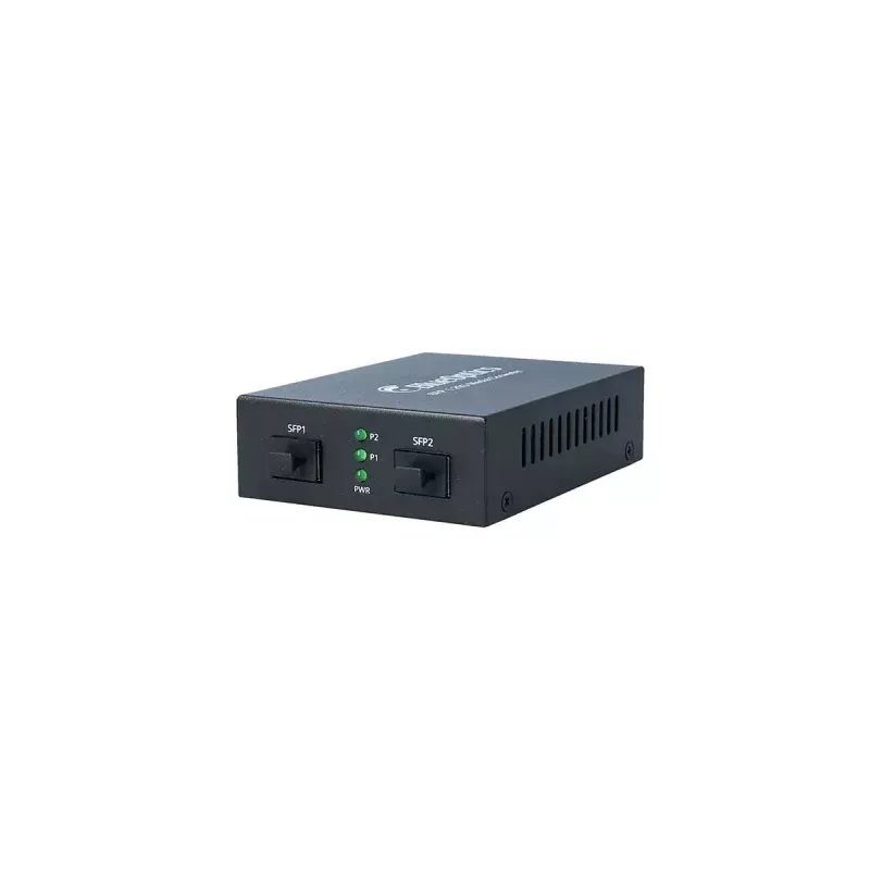 Tinklo medijos keitiklis BlueOptics BLMC004 1000 Mbit/s Vienmodis Juodas