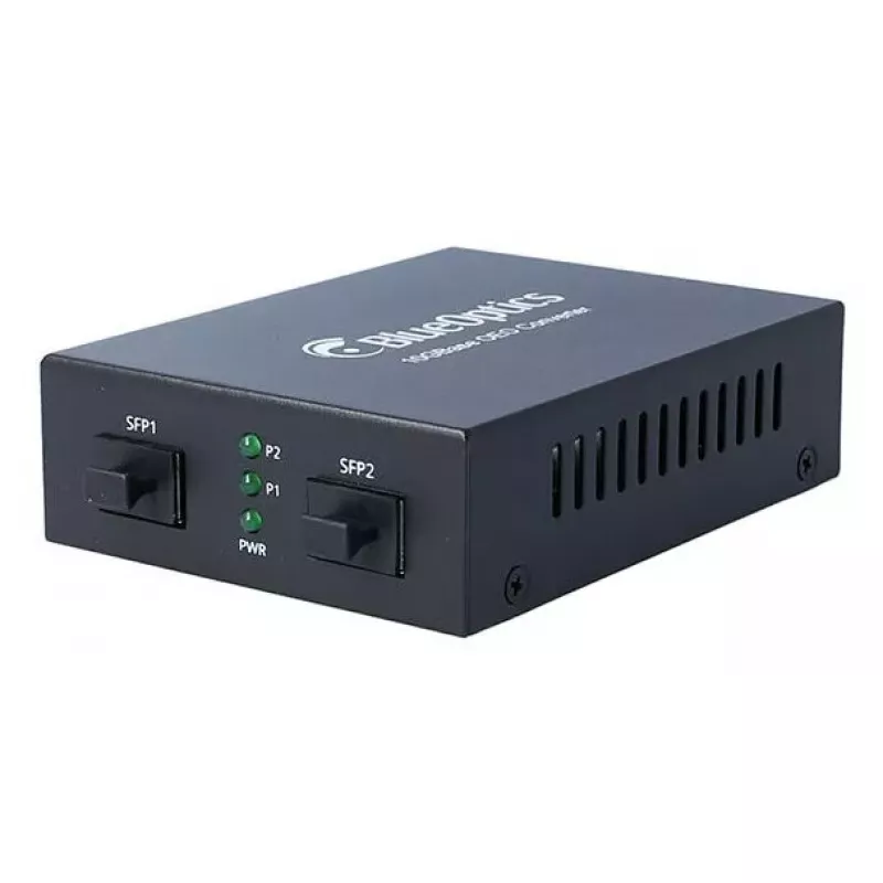 10G Ethernet medijos keitiklis BlueOptics BLMC011-005 10000 Mbit/s 1550 nm juodas