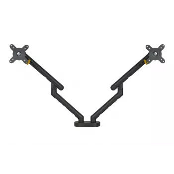 BakkerElkhuizen BE Flexible Dual Black, Clamp, 20 kg, 43.2 cm (17 col.), 88.9 cm (35 col.), 100 x 100 mm, Juoda
