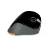 BakkerElkhuizen PRF Mouse Wireless tamsiai pilka, dešinei rankai, vertikalus dizainas, optinis, RF belaidis, 1600 DPI, juoda, pilka