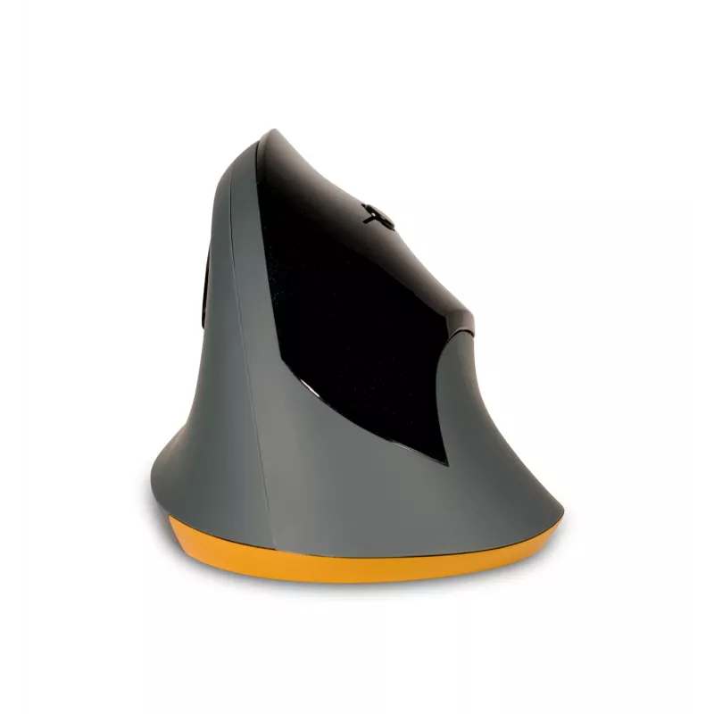 BakkerElkhuizen PRF Mouse Wireless tamsiai pilka, dešinei rankai, vertikalus dizainas, optinis, RF belaidis, 1600 DPI, juoda, pilka