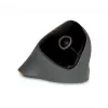 BakkerElkhuizen PRF Mouse Wireless tamsiai pilka, dešinei rankai, vertikalus dizainas, optinis, RF belaidis, 1600 DPI, juoda, pilka