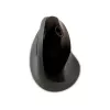BakkerElkhuizen PRF Mouse Wireless tamsiai pilka, dešinei rankai, vertikalus dizainas, optinis, RF belaidis, 1600 DPI, juoda, pilka