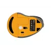 BakkerElkhuizen PRF Mouse Wireless tamsiai pilka, dešinei rankai, vertikalus dizainas, optinis, RF belaidis, 1600 DPI, juoda, pilka