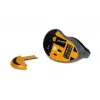 BakkerElkhuizen PRF Mouse Wireless tamsiai pilka, dešinei rankai, vertikalus dizainas, optinis, RF belaidis, 1600 DPI, juoda, pilka