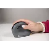 BakkerElkhuizen PRF Mouse Wireless tamsiai pilka, dešinei rankai, vertikalus dizainas, optinis, RF belaidis, 1600 DPI, juoda, pilka