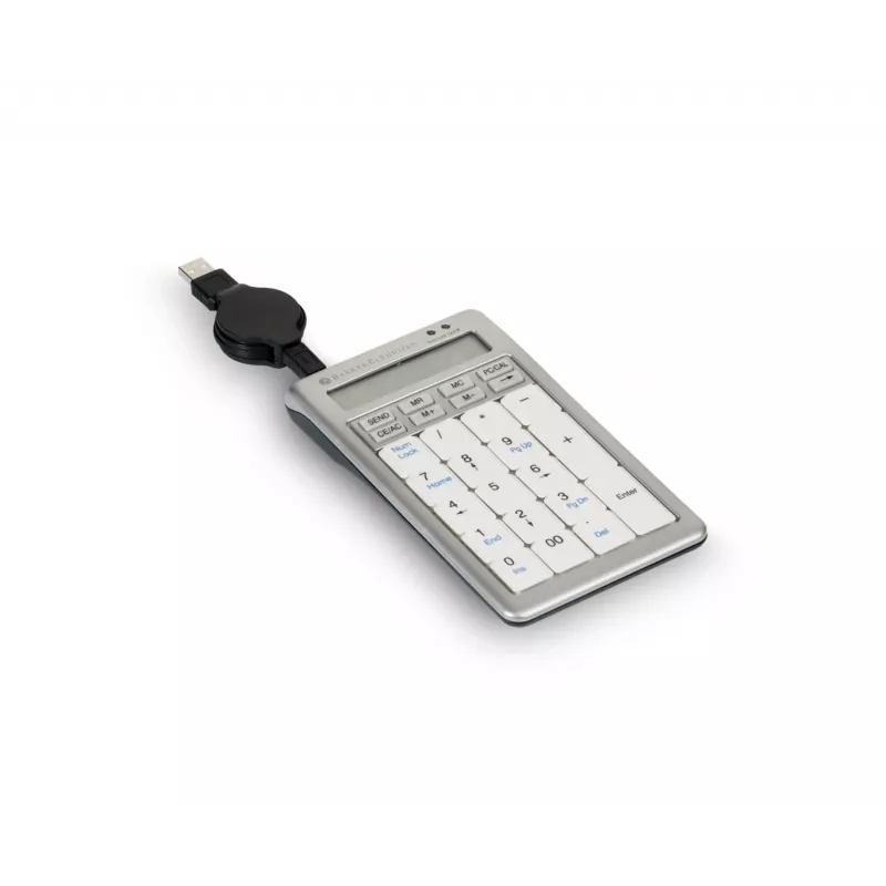 BakkerElkhuizen S-board 840 skaitmeninė klaviatūra, USB, PC, 1,2 m, šviesiai pilka, balta