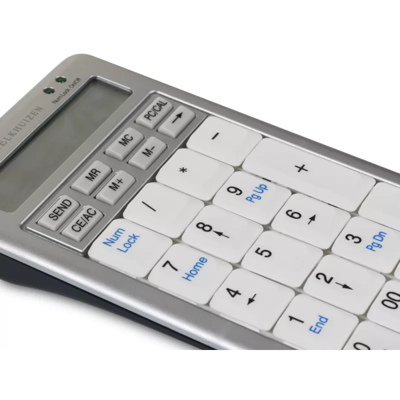 BakkerElkhuizen S-board 840 skaitmeninė klaviatūra, USB, PC, 1,2 m, šviesiai pilka, balta