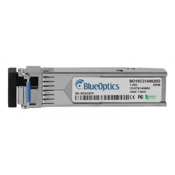 SFP siųstuvo-imtuvo modulis BlueOptics BO15C3149640DIN 1250 Mbit/s Šviesolaidinis