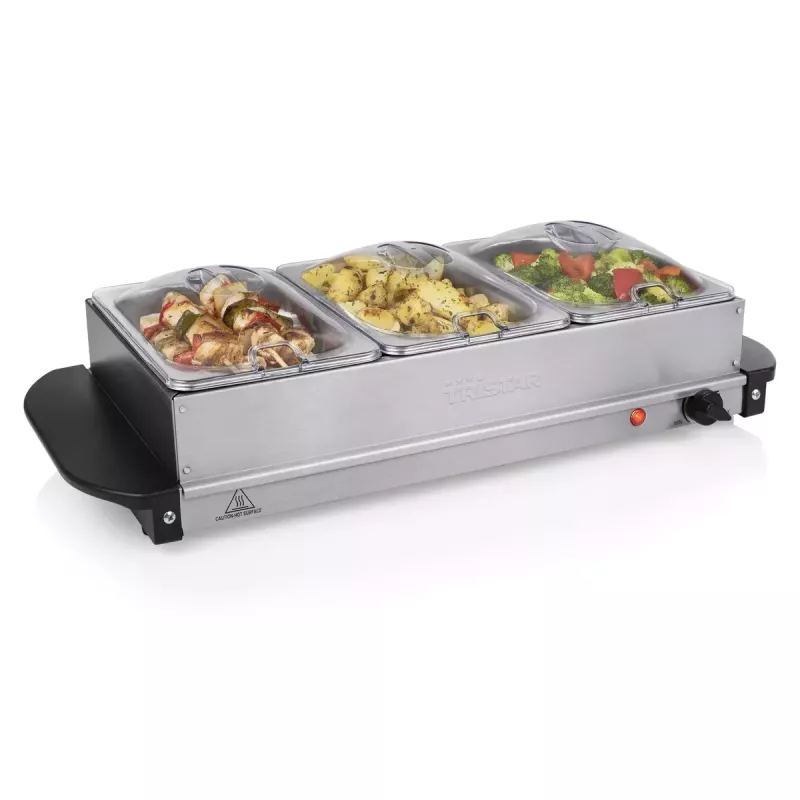 Bufetinis šildytuvas Tristar BP-6283 200W 4,2L nerūdijantis plienas