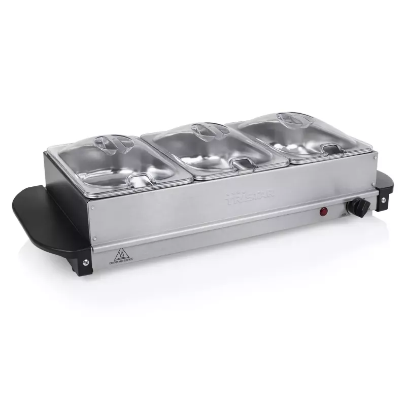 Bufetinis šildytuvas Tristar BP-6283 200W 4,2L nerūdijantis plienas