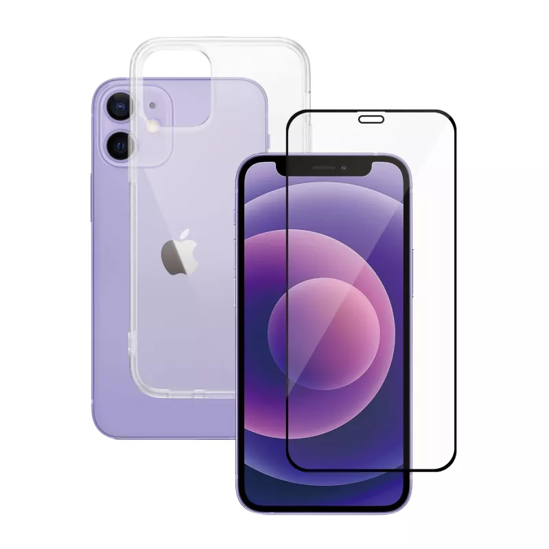 PanzerGlass SAFE. by 2-in-1 Pack iPhone 12 mini Scratch Shock Resistant