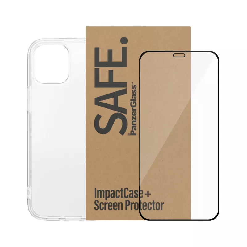PanzerGlass SAFE. by 2-in-1 Pack iPhone 12 mini Scratch Shock Resistant