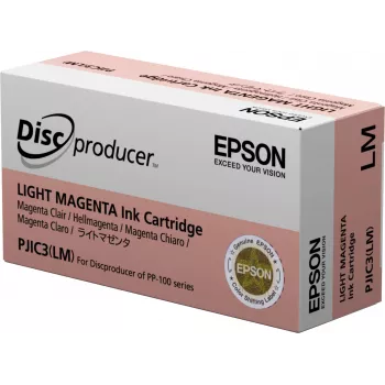 Epson Discproducer rašalo kasetė, šviesiai purpurinė (MOQ=10), šviesiai purpurinė, pigmentinis rašalas, 1 vnt.