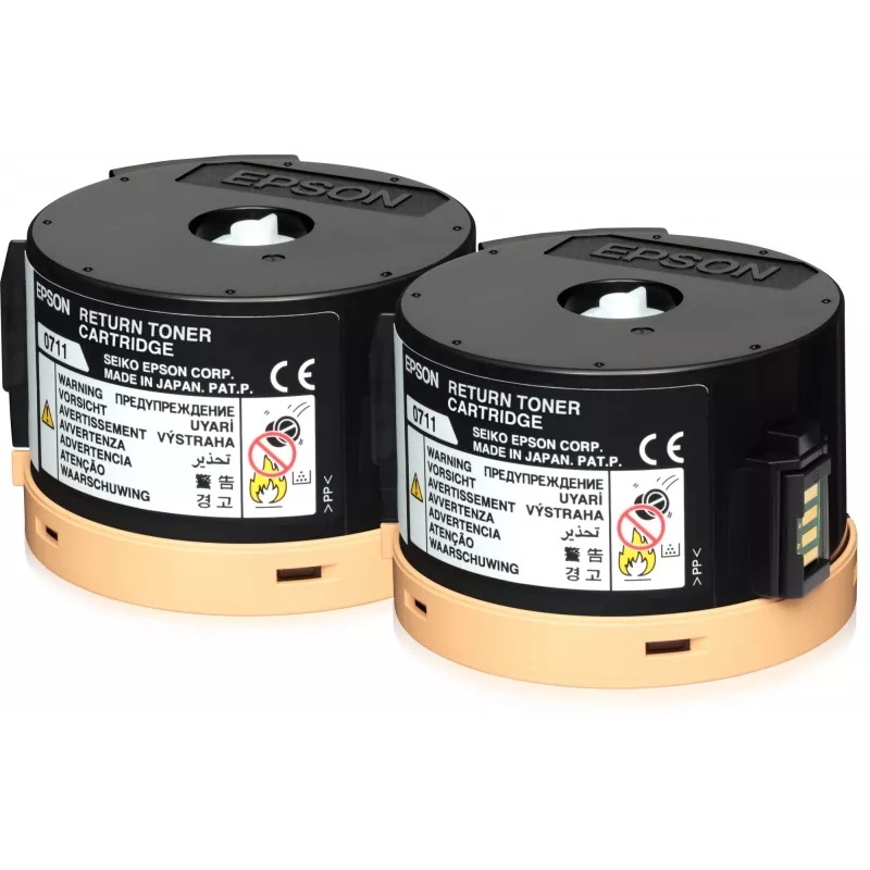 Epson Double Return dažų kasečių rinkinys, 2 x 2,5 tūkst., 2500 puslapių, juoda, 1 vnt.