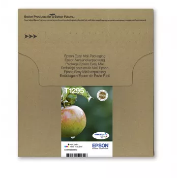 Epson Apple Multipack 4-colours T129 EasyMail, Juoda, Žydra, Magenta, Geltona, 11.2 ml, 7 ml, 1 vnt., Multi pack