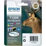Epson Stag Multipack 3-spalvų T1306 DURABrite Ultra rašalas, žydra, purpurinė, geltona, pigmentinis rašalas, 1 vnt., kelių dalių pakuotė