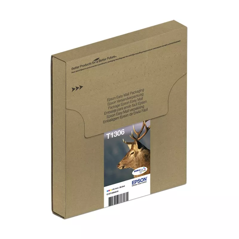 Kasečių rinkinys Epson T1306 DURABrite Ultra 3 spalvos (žydra, purpurinė, geltona) didelės (XL) talpos, 3 vnt.