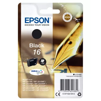 Epson rašalinė kasetė Singlepack Black 16 DURABrite Ultra Ink