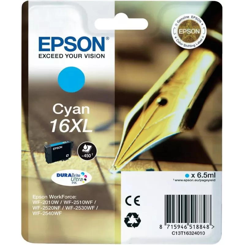 Epson Pen and crossword Singlepack Žydra 16XL DURABrite Ultra Ink