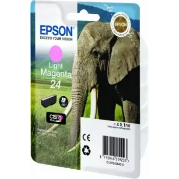 Rašalo kasetė Epson C13T24264010 Originali pigmentinė Šviesiai Magenta vienos pakuotės