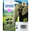 Epson Elephant rašalo kasetė, vienos pakuotės, šviesiai purpurinė 24XL Claria Photo HD (viena, pigmentinis rašalas, šviesiai purpurinė)
