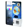 Epson Globe Singlepack Colour 267 rašalo kasetė, žalsvai mėlyna, purpurinė, geltona, pigmentinis rašalas, 6,7 ml, 1 vnt., 200 puslapių