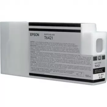 Epson T6421 Photo Juoda rašalo kasetė (150 ml), Photo Juoda, dažų pagrindo rašalas, 150 ml, 1 vnt.