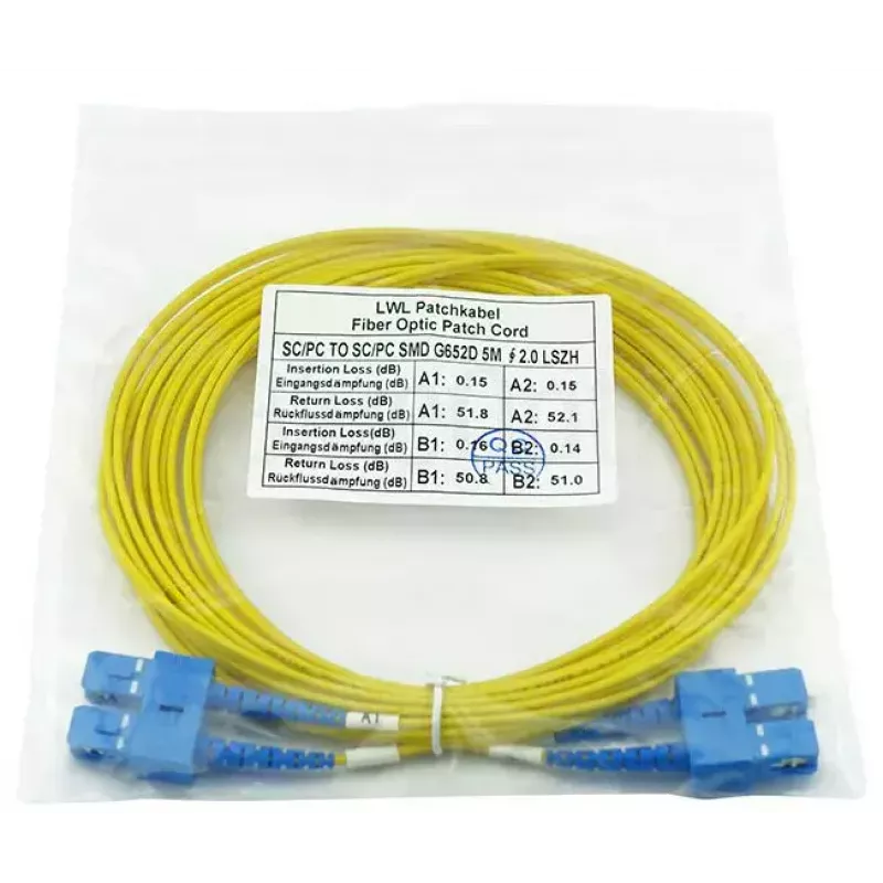 BlueOptics CAB-SMF-SC-SC-30 InfiniBand šviesolaidinis kabelis 30 m SC SC