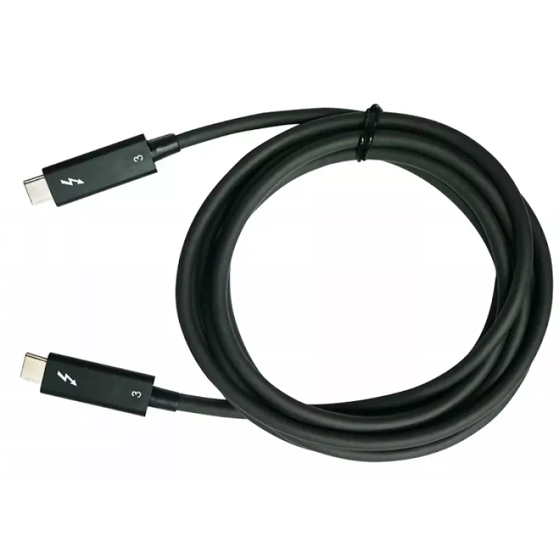 QNAP CAB-TBT315M-40G Thunderbolt kabelis 1,5 m 40 Gbit/s juodas