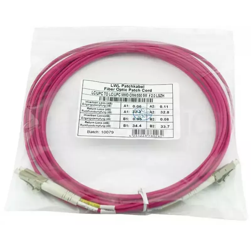 BlueOptics CBL-LC-OM4-20M-BO InfiniBand/šviesolaidinis kabelis 2x LC 20 m OM4