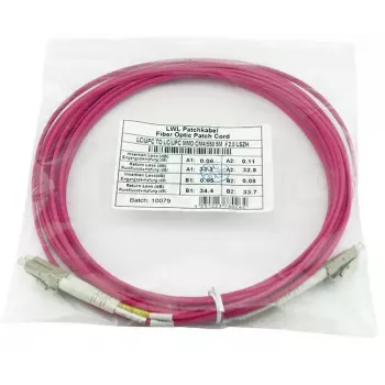 BlueOptics CBL-LC-OM4-50M-BO InfiniBand šviesolaidinis kabelis 50m 2x LC