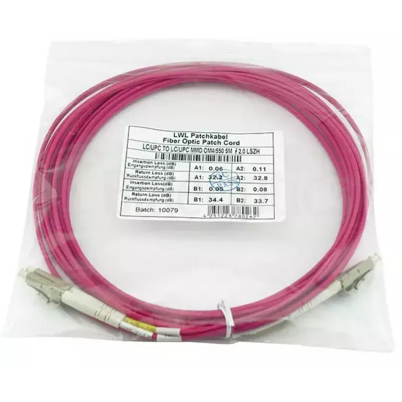 BlueOptics CBL-LC-OM4-50M-BO InfiniBand šviesolaidinis kabelis 50m 2x LC