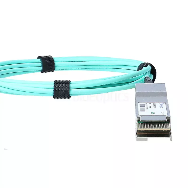 Tinklo kabelis BlueOptics C-DQ8FNM003-H0-M-BO QSFP-DD InfiniBand 3 m Aqua