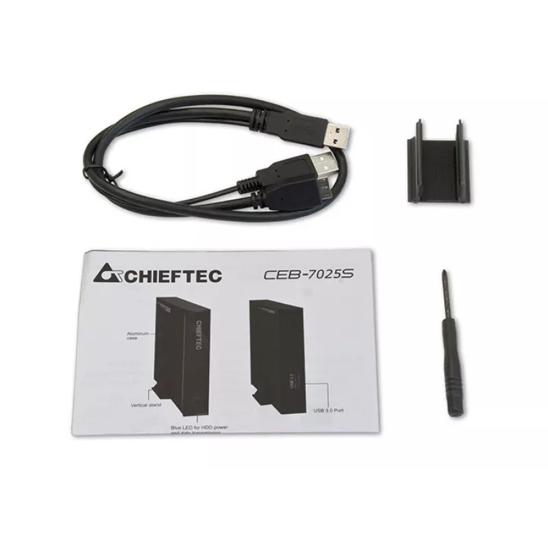 “Chieftec CEB-7025S” laikmenų dėklas HDD/SSD dėklas 2,5 col.