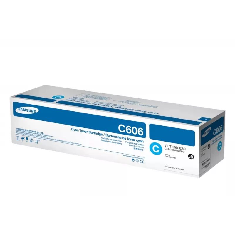 Samsung CLT-C6062S dažų kasetė 1 vnt. Originali Žydra