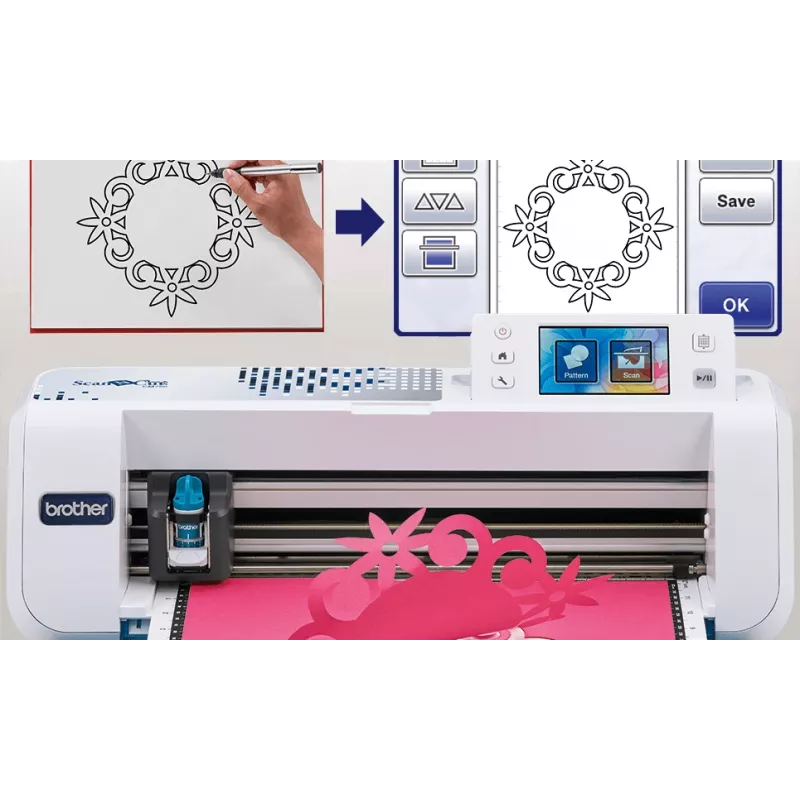 Elektroninė pjovimo mašina Brother ScanNCut CM750, pjovimo plotis 29,7 cm, LCD ekranas