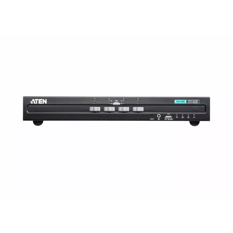 ATEN 4 prievadų USB DVI saugus KVM jungiklis