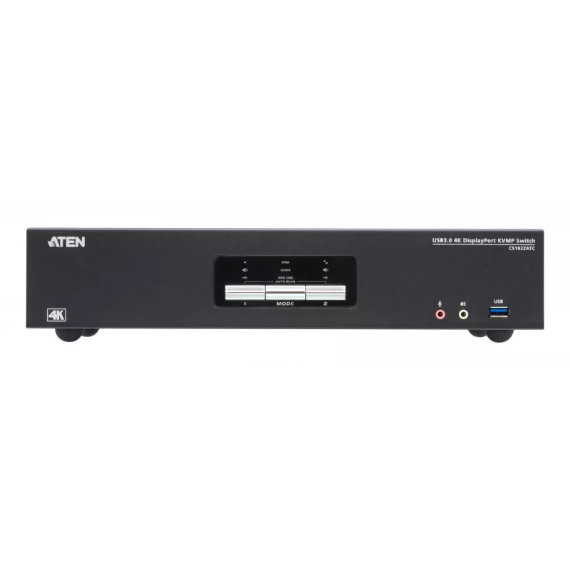 KVM jungiklis ATEN CS1922ATC USB DisplayPort 4K Ultra HD