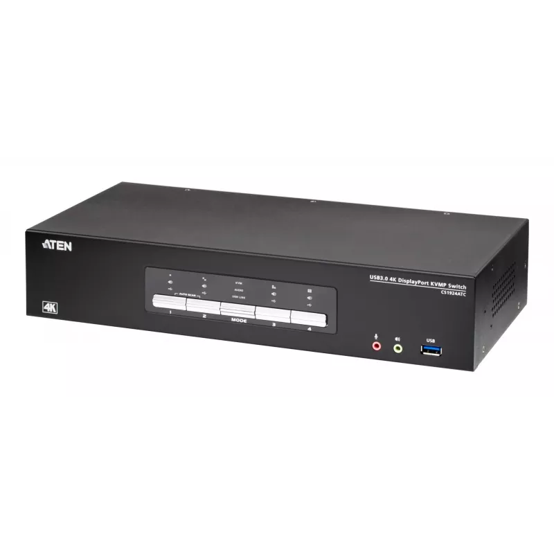 KVM jungiklis ATEN CS1924ATC USB DisplayPort 4K Ultra HD