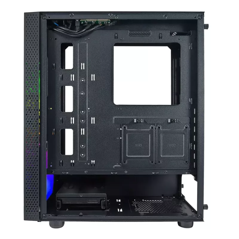 PC korpusas Azza Celesta Midi Tower juodas