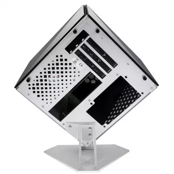 PC korpusas Azza CUBE MINI 805 Cube sidabrinis
