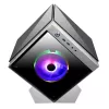 PC korpusas Azza CUBE MINI 805 Cube sidabrinis