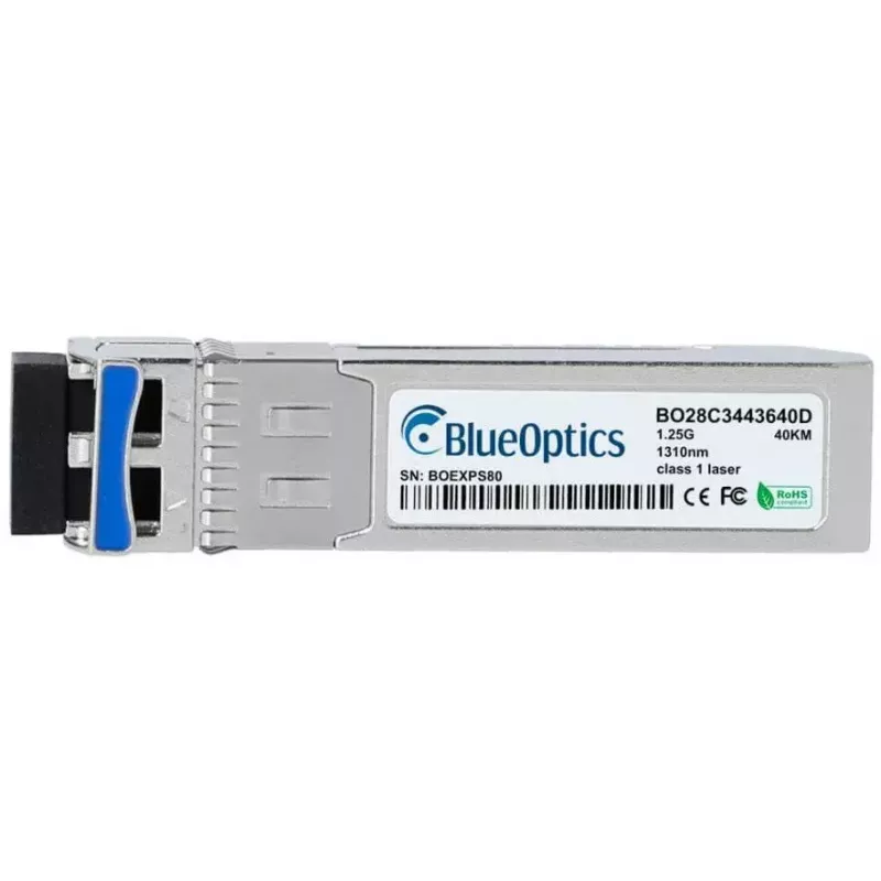Šviesolaidinis siųstuvas-imtuvas BlueOptics CSFP-BX1310-40-D-BO 1250 Mbit/s cSFP Sidabrinis