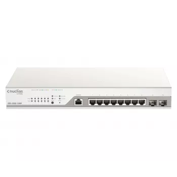 D-Link DBS-2000-10MP/E tinklo jungiklis Valdomas L2 Gigabit Ethernet (10/100/1000) Power over Ethernet (PoE) Pilka