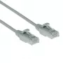 ACT pilkas 0,5 m LSZH U/UTP CAT6 duomenų centro plonas komutacinis kabelis su apsaugotais RJ45 kištukais