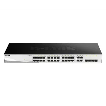D-Link 28 prievadų „Gigabit Smart Managed“ jungiklis su 4 kombinuotais prievadais