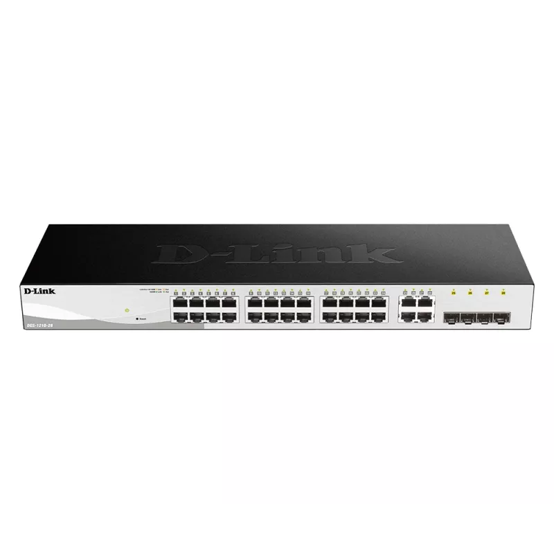 D-Link 28 prievadų „Gigabit Smart Managed“ jungiklis su 4 kombinuotais prievadais