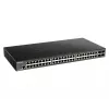 D-Link 48 prievadų Gigabit išmanusis valdomas jungiklis su 4 x 10G SFP+